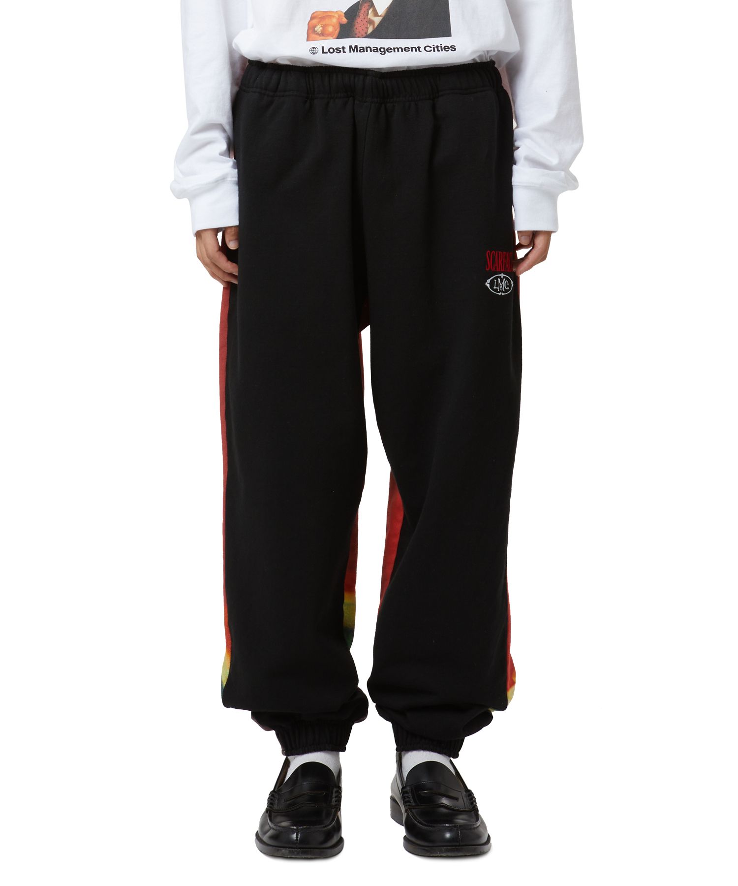 ★ LMC★ LMC X SCARFACE THE WORLD IS YOURS SWEATPANTS black MUSINSA | LMC LMC X SCARFACE THE WORLD IS YOURS SWEATPANTS black