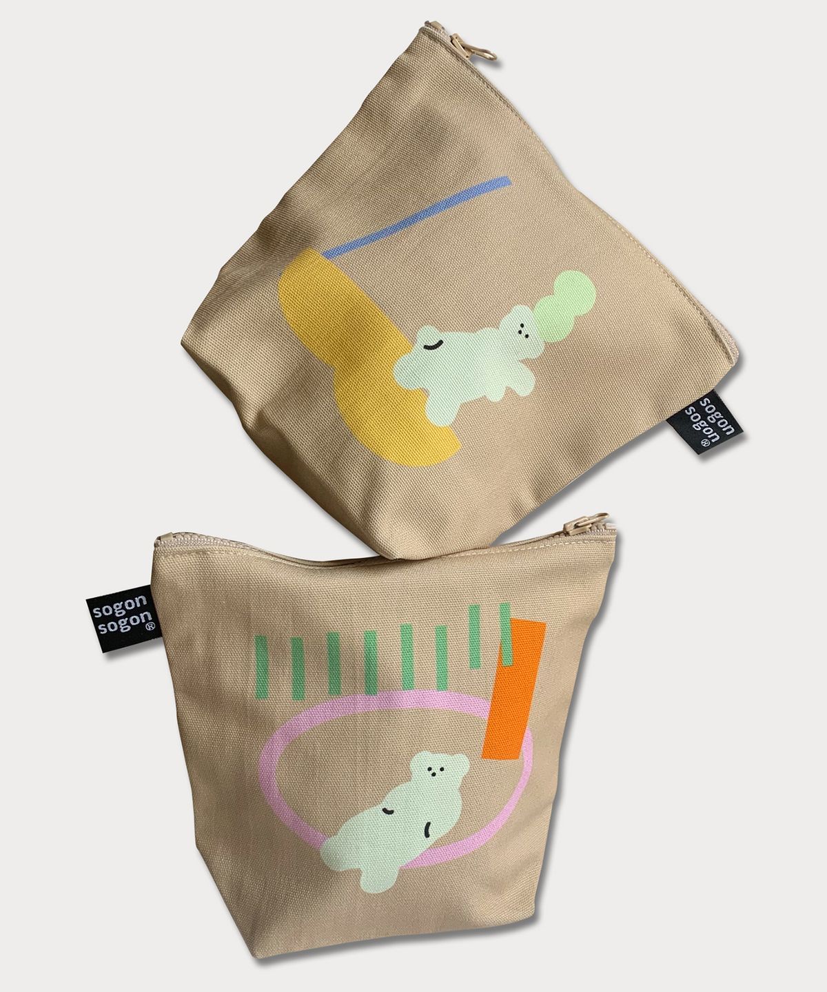 소곤소곤(SOGONSOGON) bear ver.2 pouch
