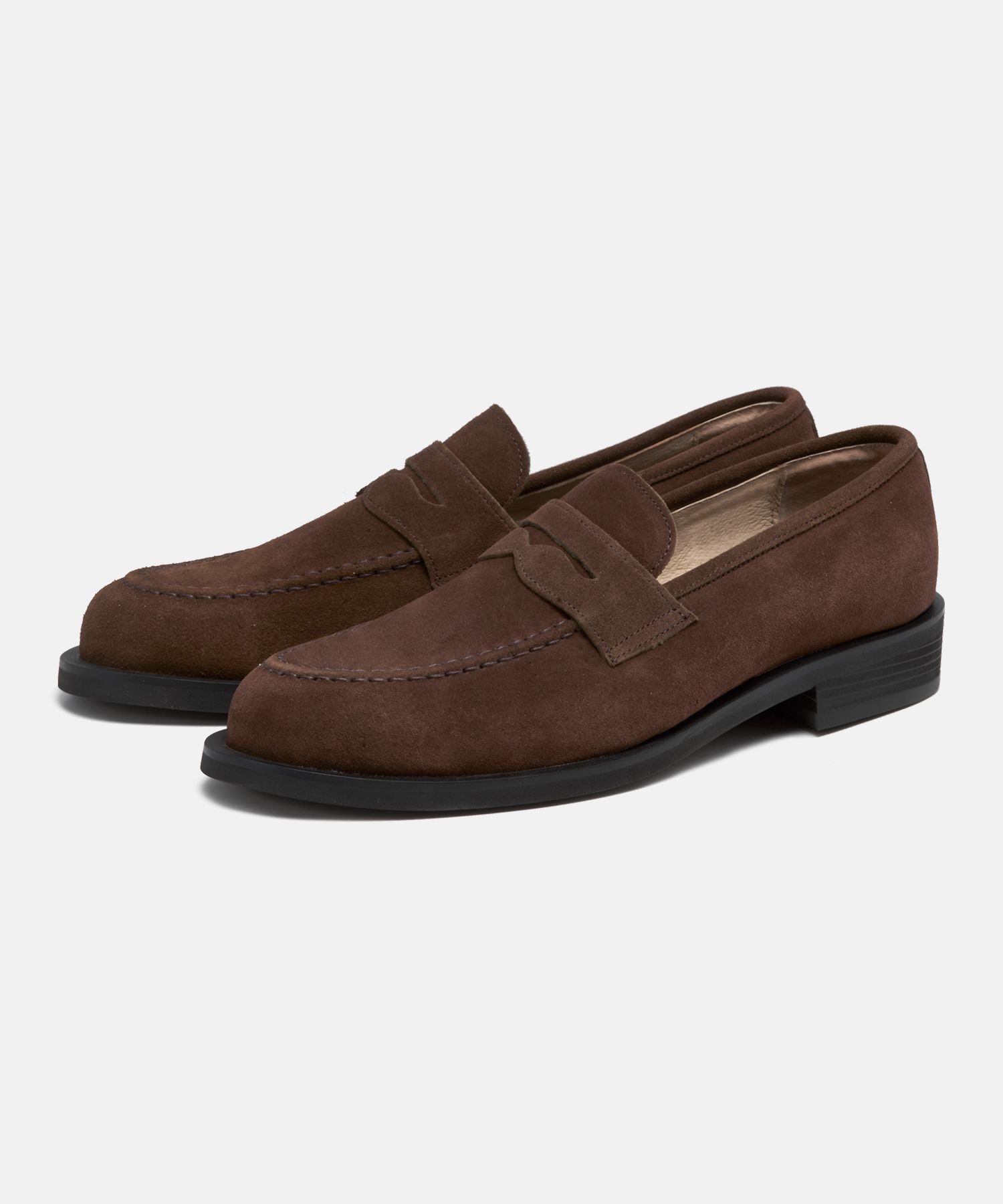 ローファー・オックスフォード customade 4cm suede penny loafer Pearson CR0047BK MUSINSA | CUSTOMADE 4cm Suede Penny Loafer Pearson (CR0047)