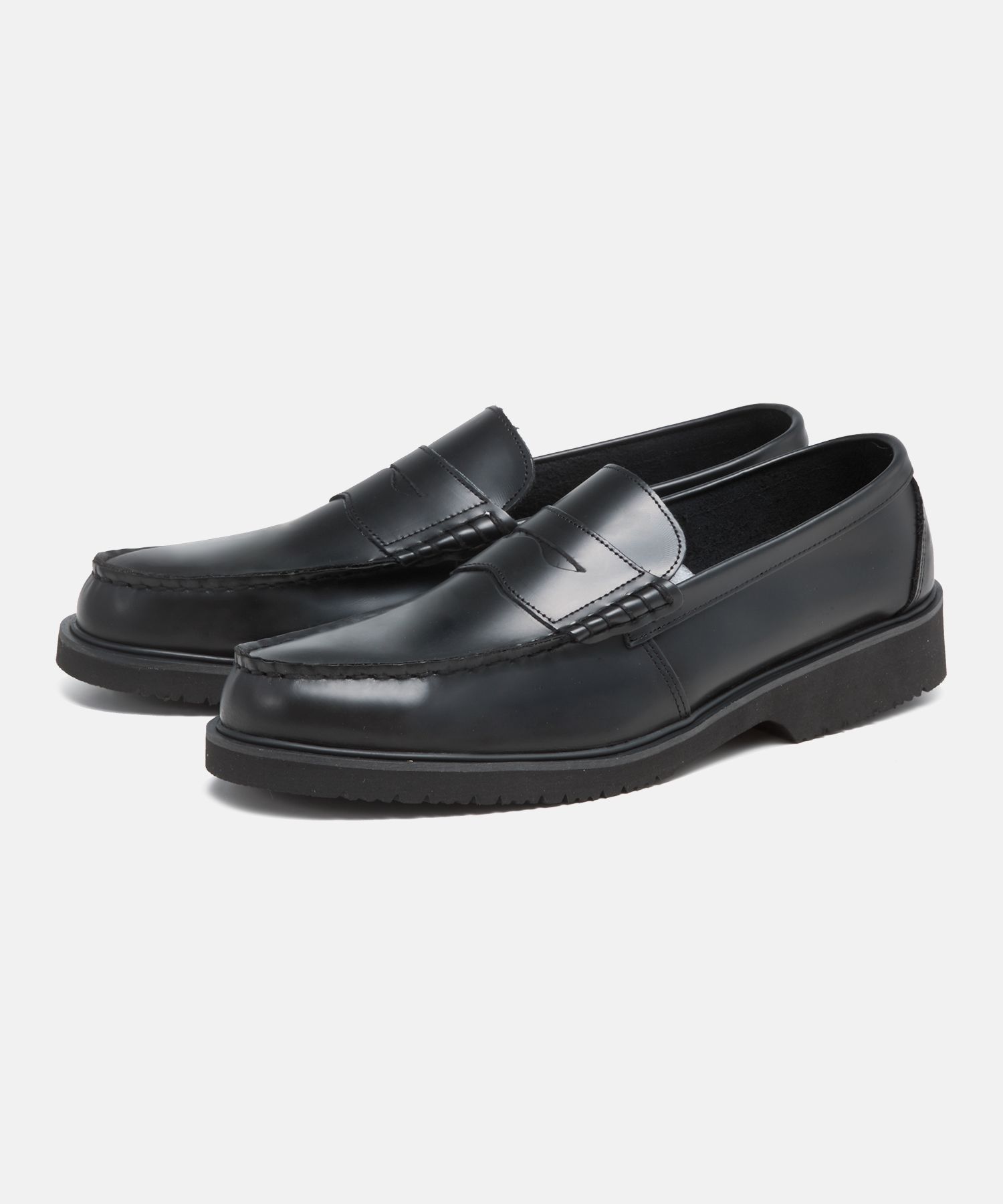 ローファー・オックスフォード customade 4cm Box Cowhide Penny Loafer Collins CR0048 MUSINSA | CUSTOMADE 4cm Vox Cowhide Penny Loafer Collins