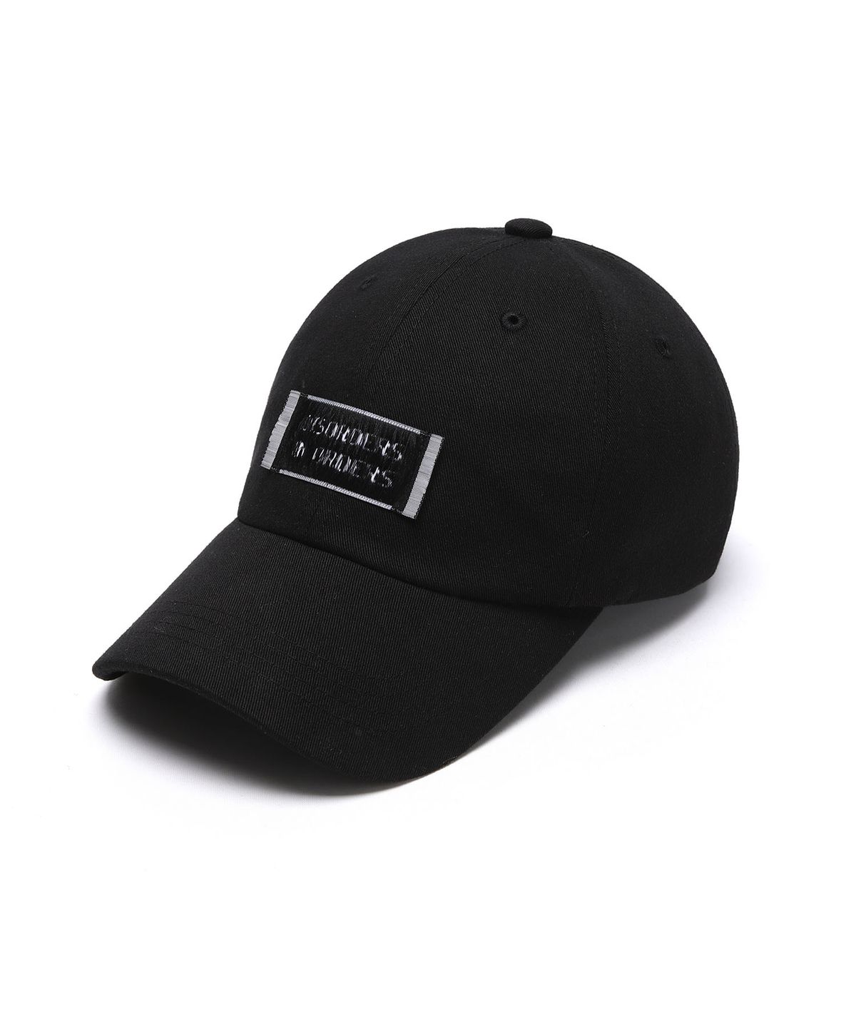일레딧(ILLEDIT) BASIC LABEL BALLCAP BLACK