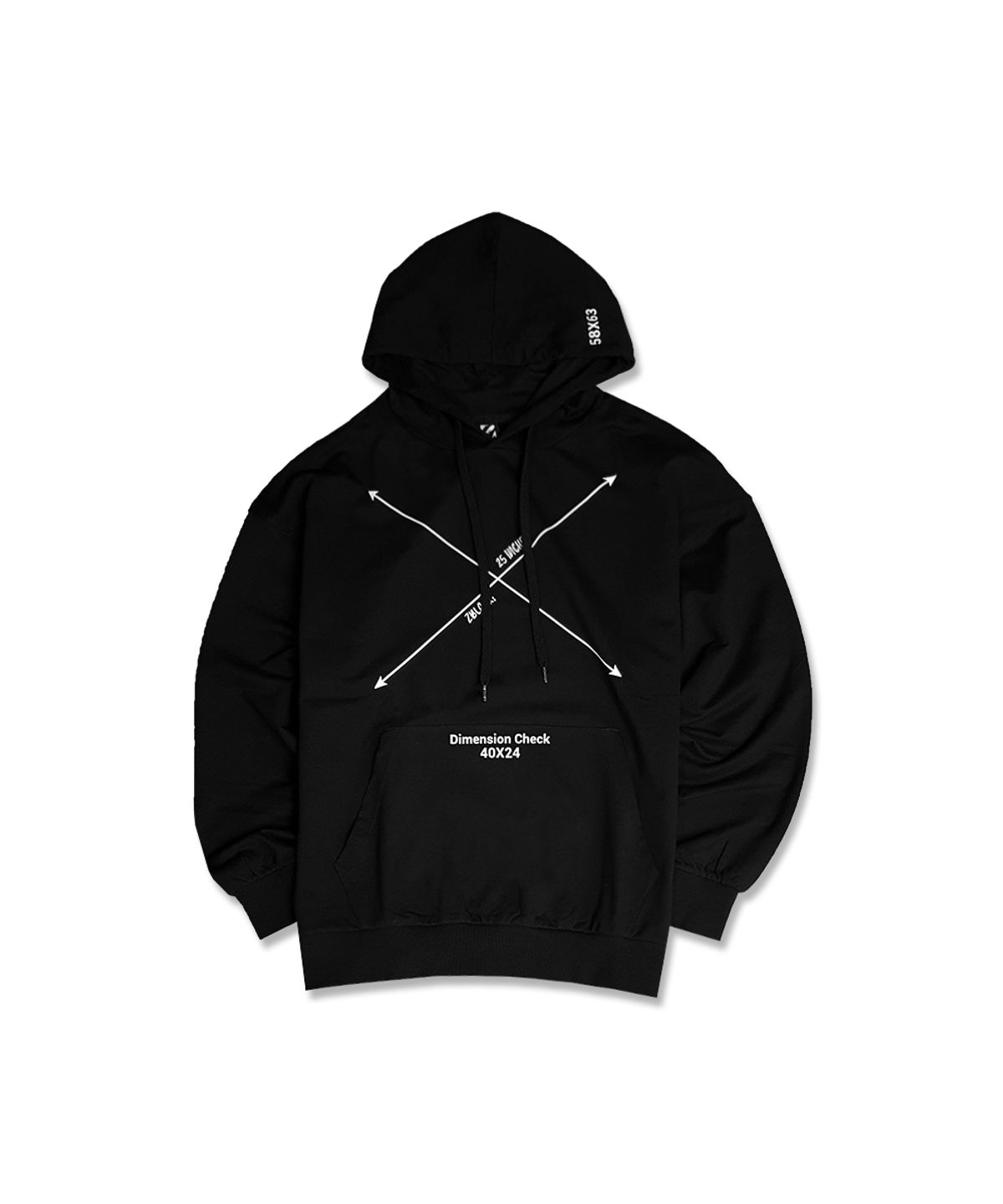지블랙(ZBLACK) Dimension 후드(Black)