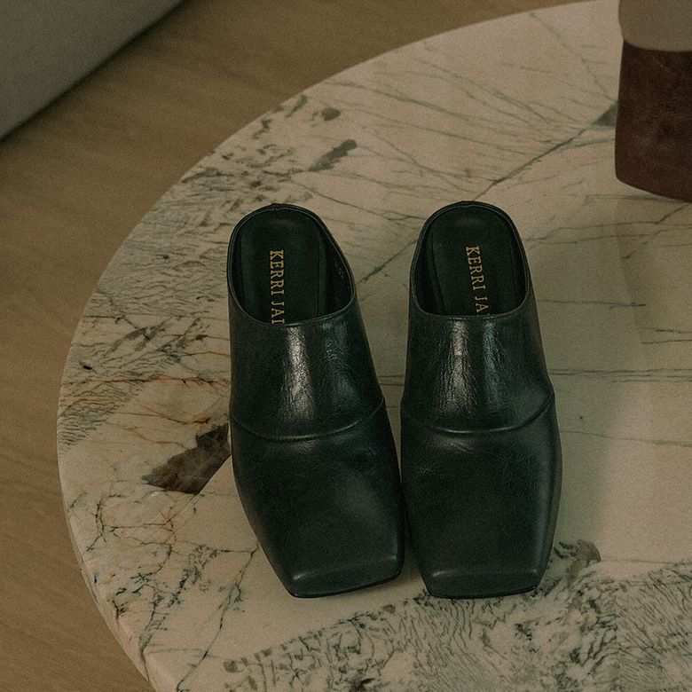 Tapering Mules_Black