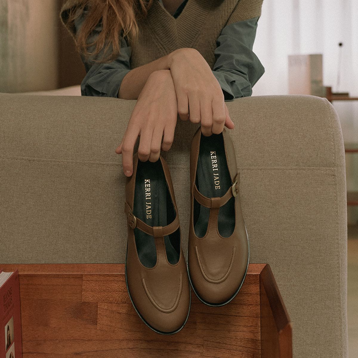 케리제이드(KERRIJADE) Vintage Loafer_Brown