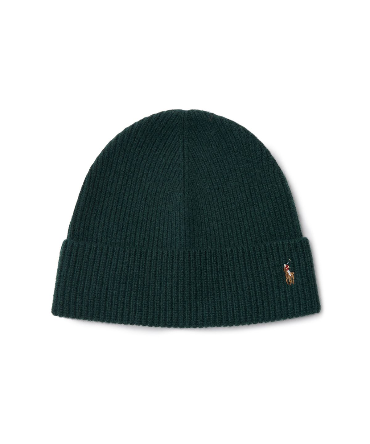 폴로 랄프 로렌(POLO RALPH LAUREN) 시그니처 포니 울 블렌드 비니 - 그린