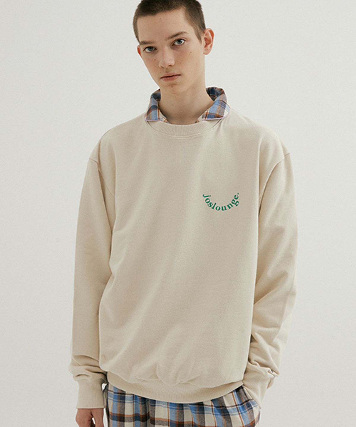 조스라운지(JO'S LOUNGE) Room Sweat Shirt Beige