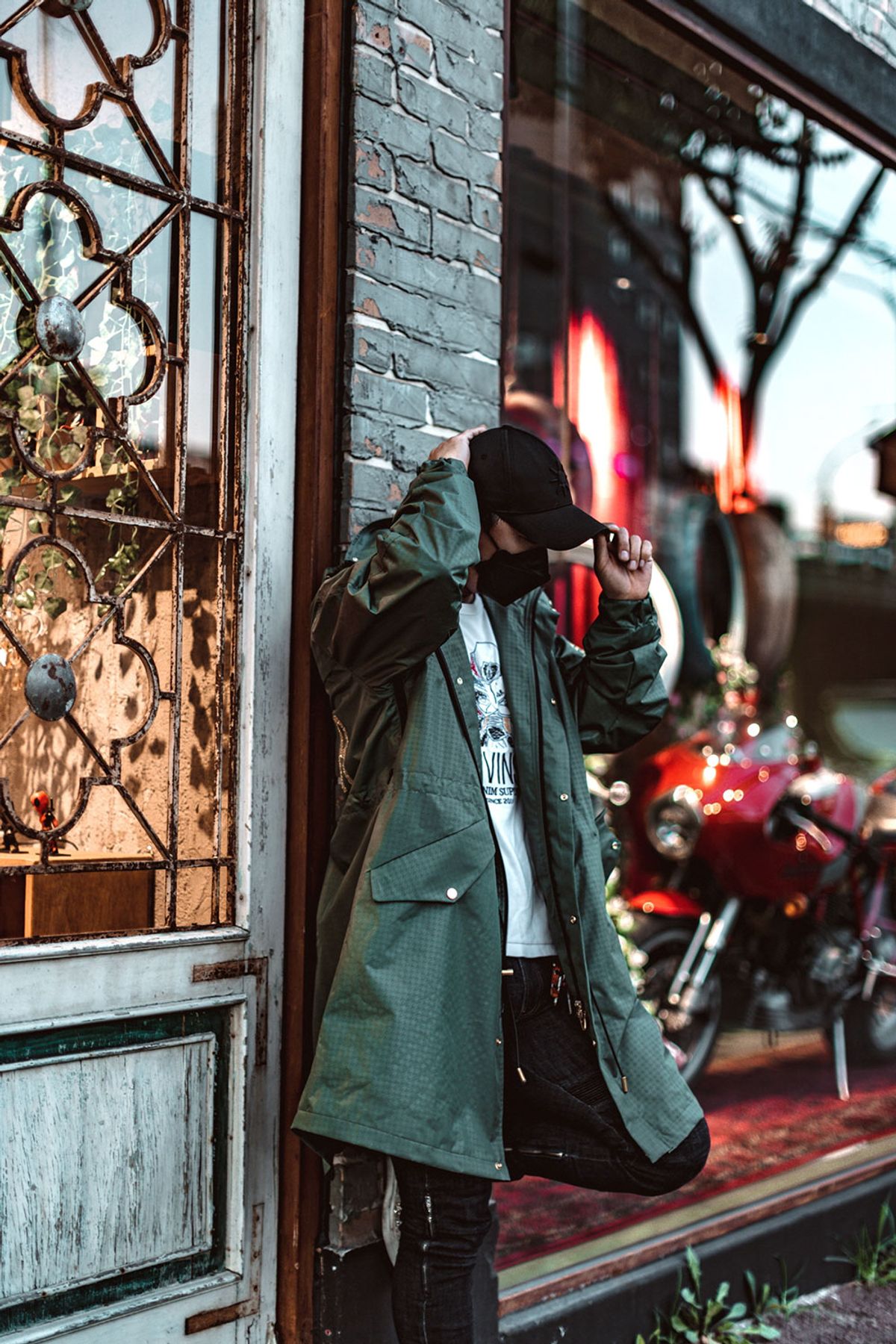 모빈스알(MOVINS.R) AQUILA PLEASANT WINDY COAT KHAKI