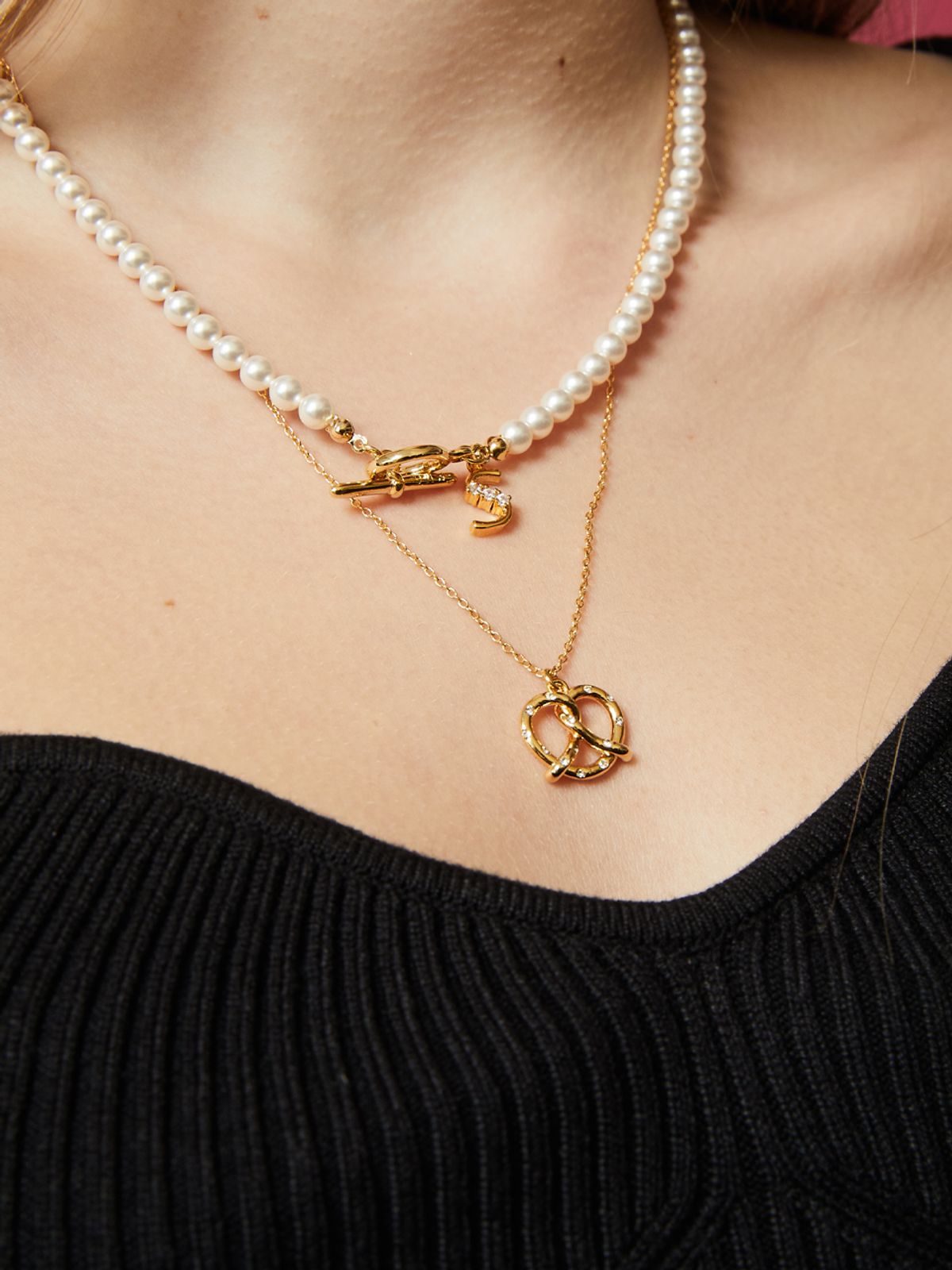 빈티지헐리우드(VINTAGE HOLLYWOOD) Pretzel Necklace_VH23N6NE001B