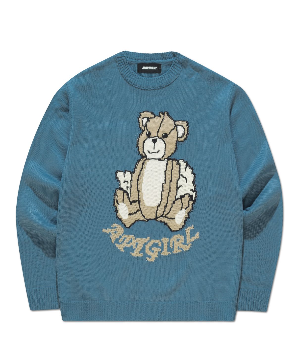 아파트먼트(APARTMENT) (W) JINIBEAR KNIT - SKYBLUE