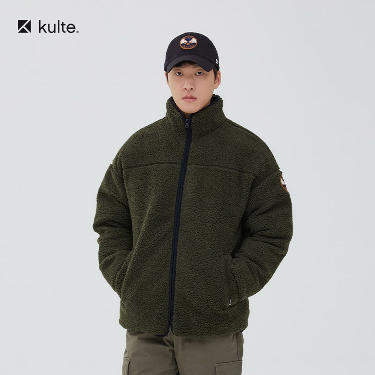 쿨트(KULTE) 061 로컬즈 리버시블 자켓 카키