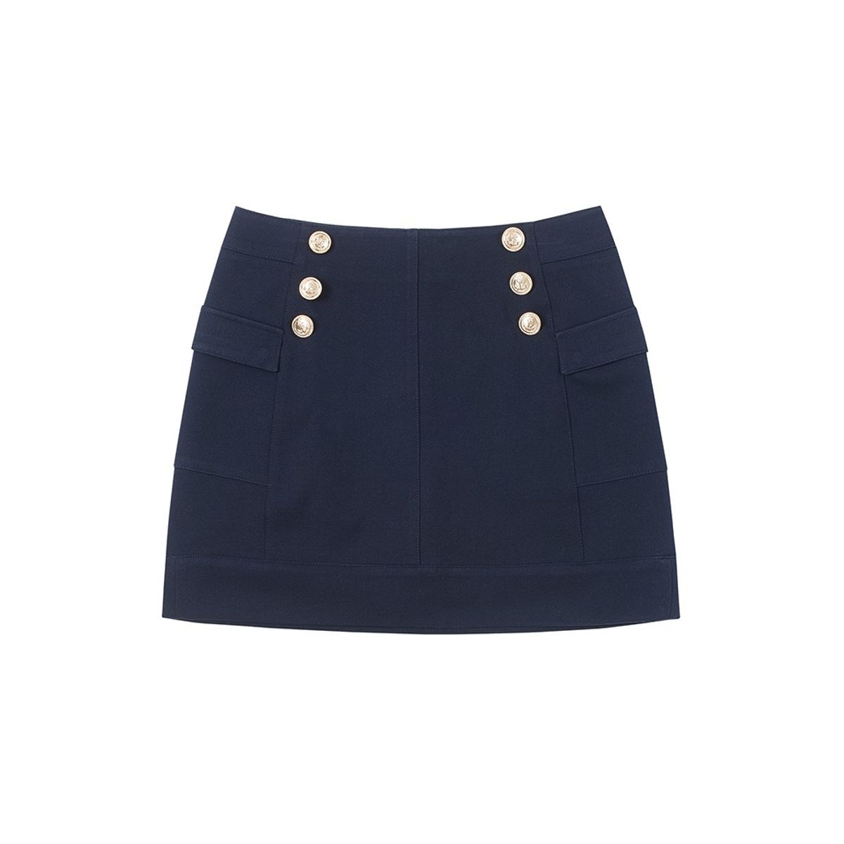 마틴골프(MARTINE GOLF) High-Waist H Line Skirt_Navy