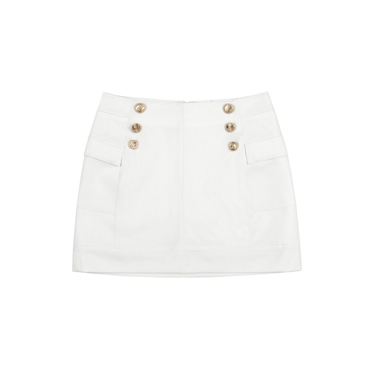 마틴골프(MARTINE GOLF) High-Waist H Line Skirt_White