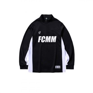 프로 빅로고 하프집업 - 블랙