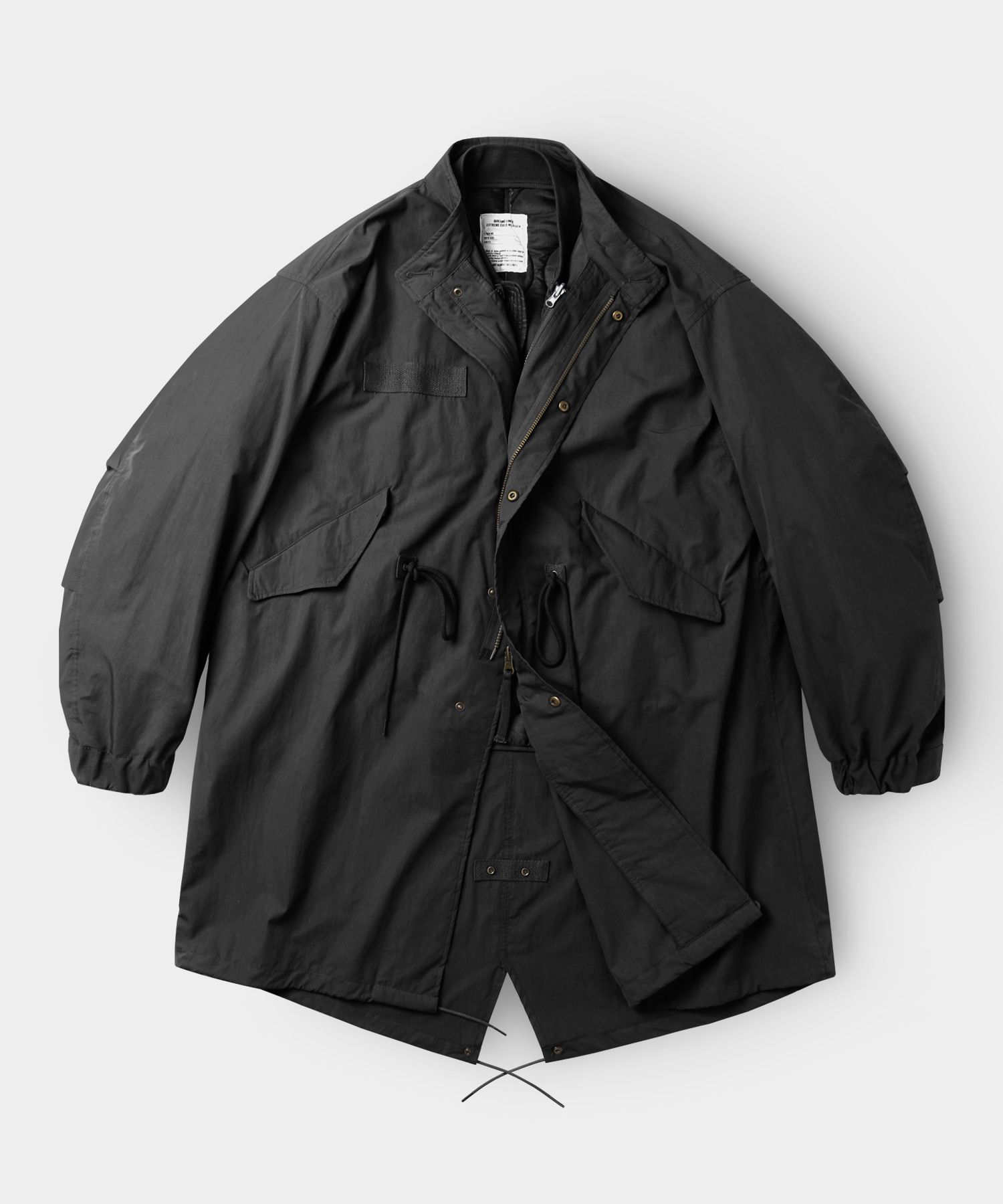 PARTIMENTO　M-65 Fishtail Coat Black M-65 Fish Tail Coat Black by orSlow ▶️ Meadow Store