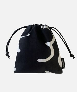 tre black string pouch r