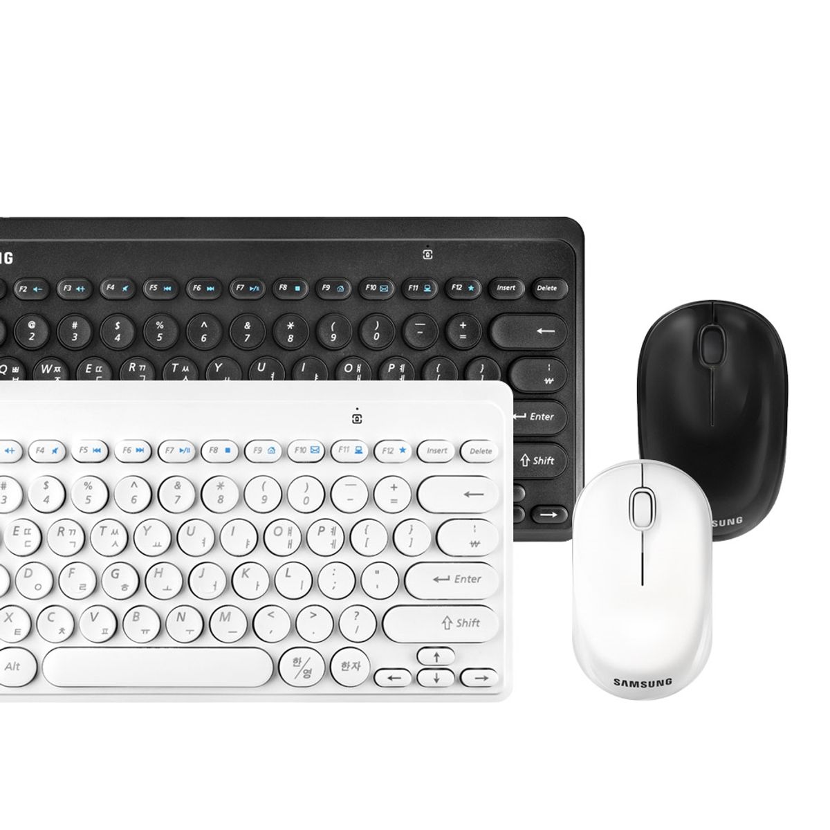 삼성전자(SAMSUNG ELECTRONICS) SRP-9610 무선 키보드 마우스 세트 블랙 / 화이트
