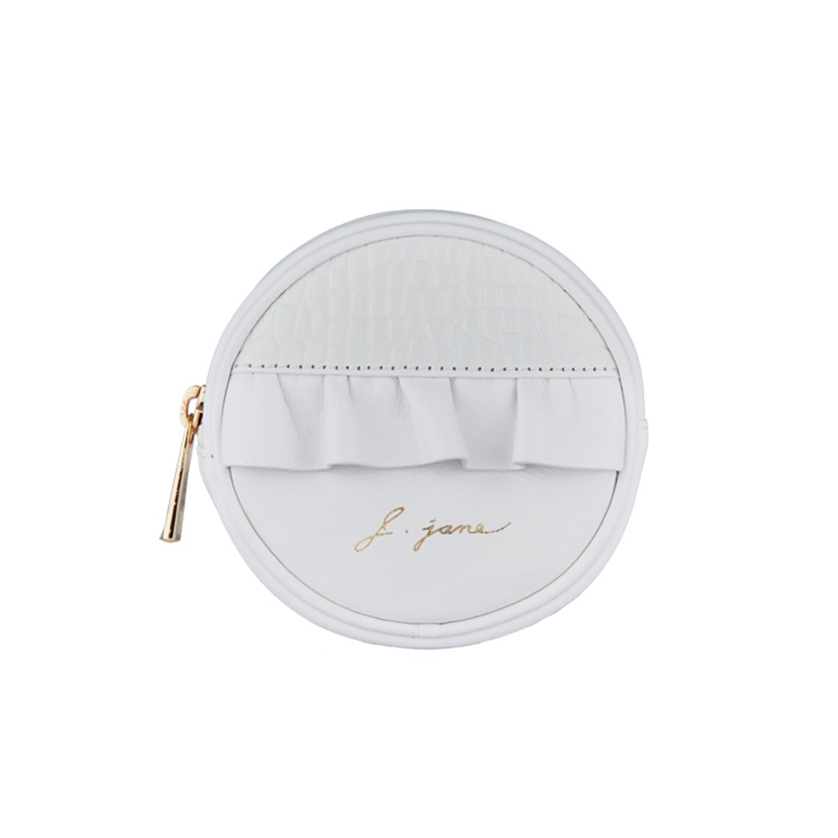 제이제인(J.JANE) 탬버린 볼 백 (White)