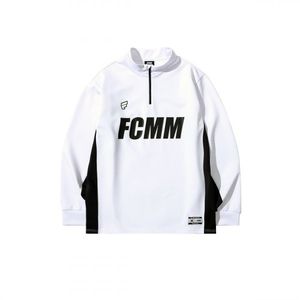 프로 빅로고 하프집업 - 화이트