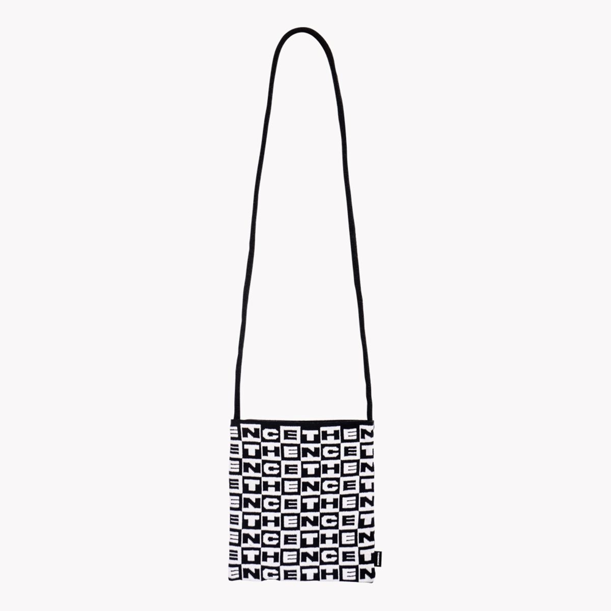 덴스(THENCE) KNIT MINI CROSS BAG_CB LOGO