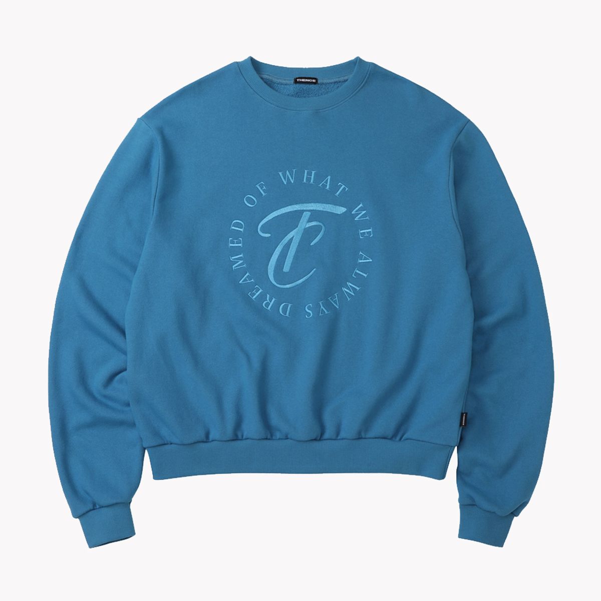 덴스(THENCE) LOGO SWEAT SHIRTS_BLUE