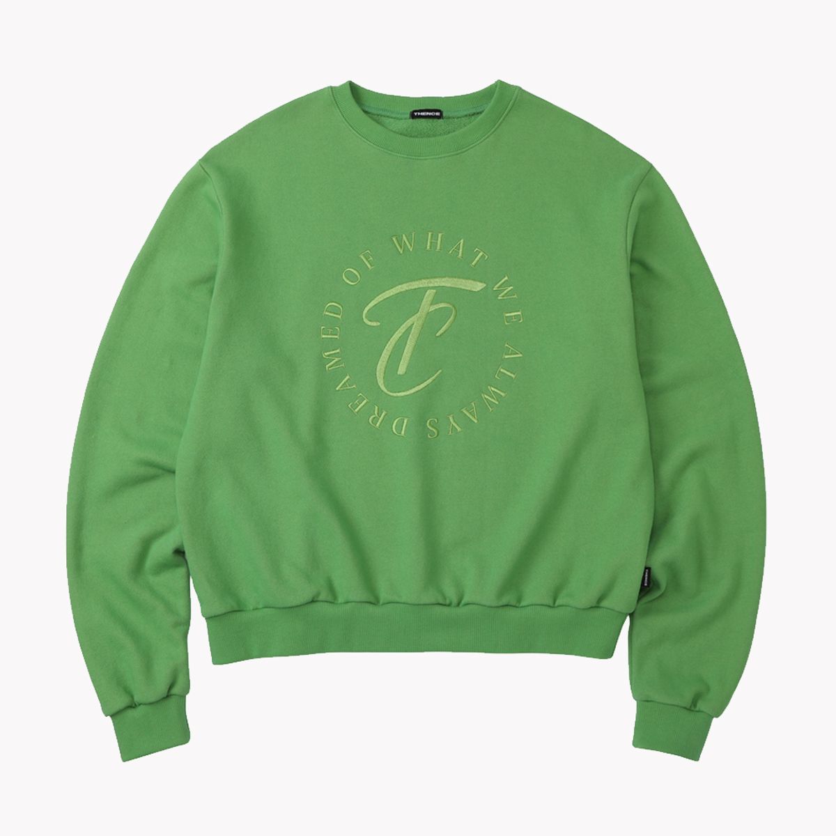덴스(THENCE) LOGO SWEAT SHIRTS_GREEN