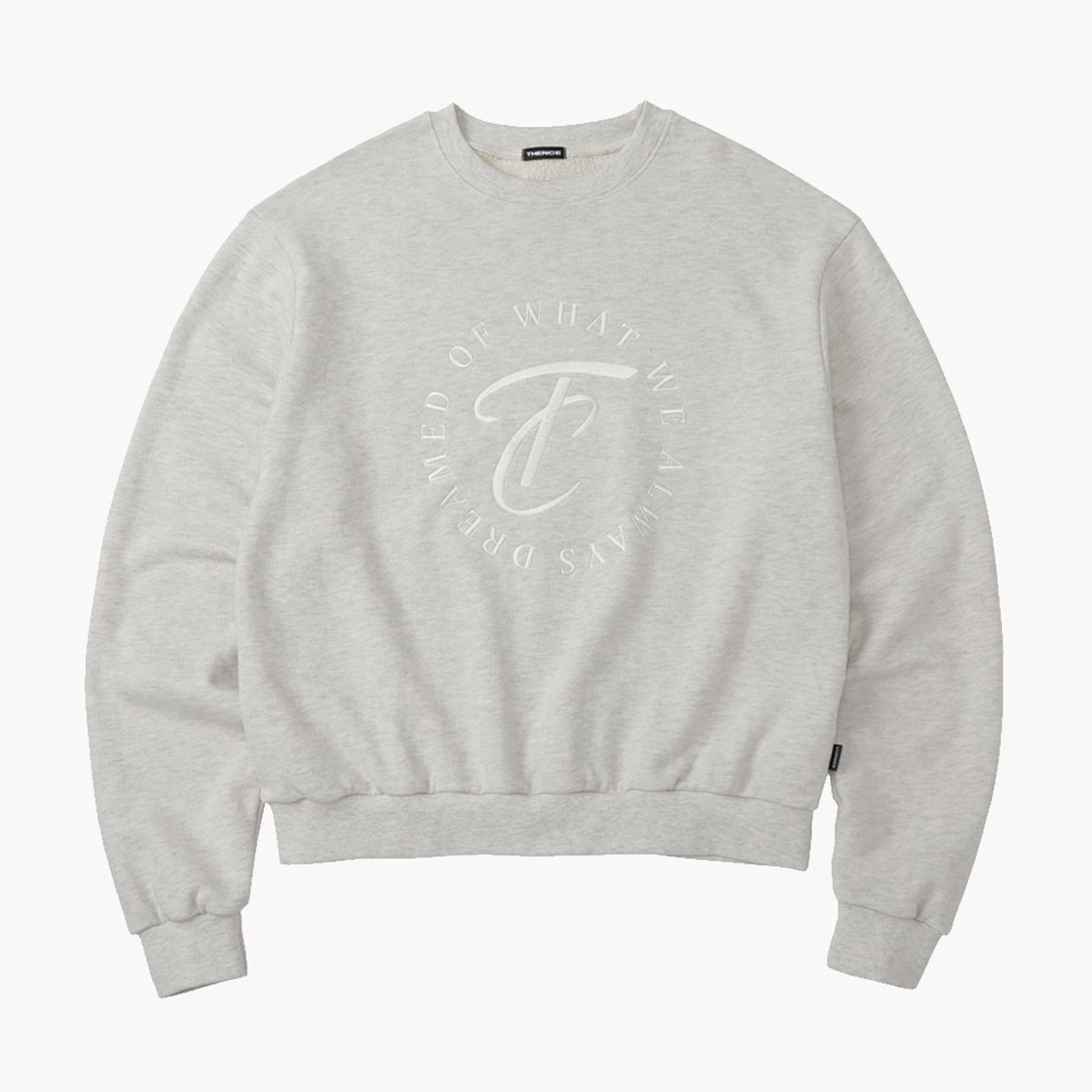 덴스(THENCE) LOGO SWEAT SHIRTS_GREY