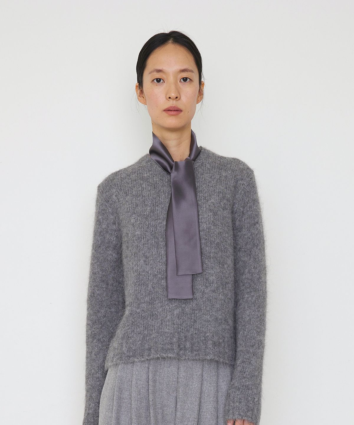 마누엘 에 기욤(MANUELLE ET GUILLAUME) Alpaca grey knit