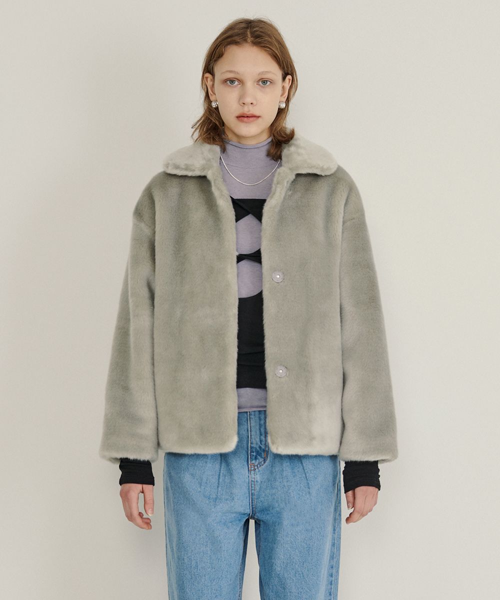 ジャケット・アウター maison celon eco fur short jacket maison celon eco fur short jacket