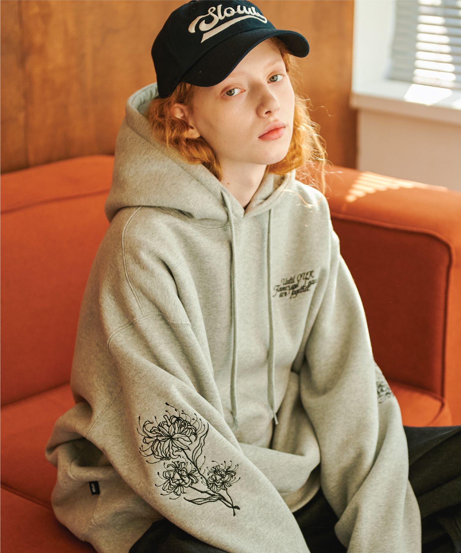 【CPGN STUDIO】Spider Lily Embroidery Brushed Hood MUSINSA | CPGN STUDIO [FLEECE LINED] SPIDER LILY EMBROIDERED