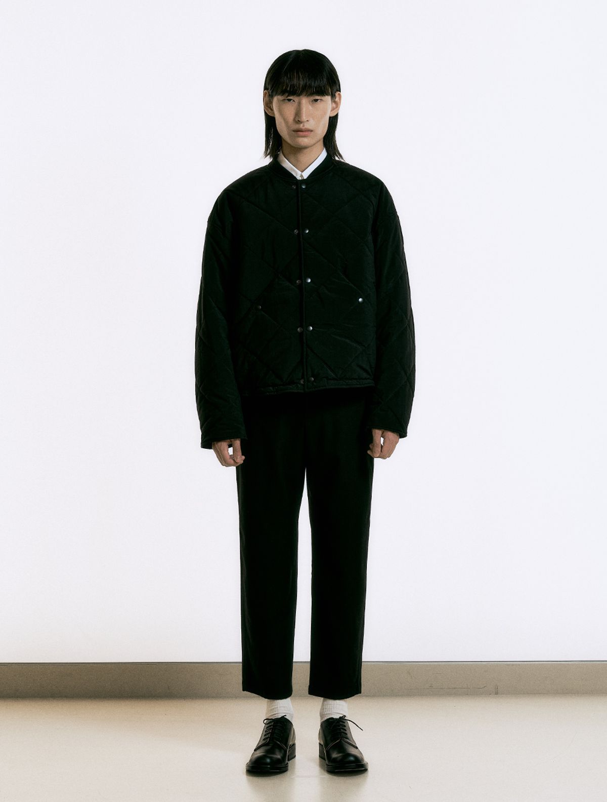 데호(DEHO) QUILTED JACKET [Black]