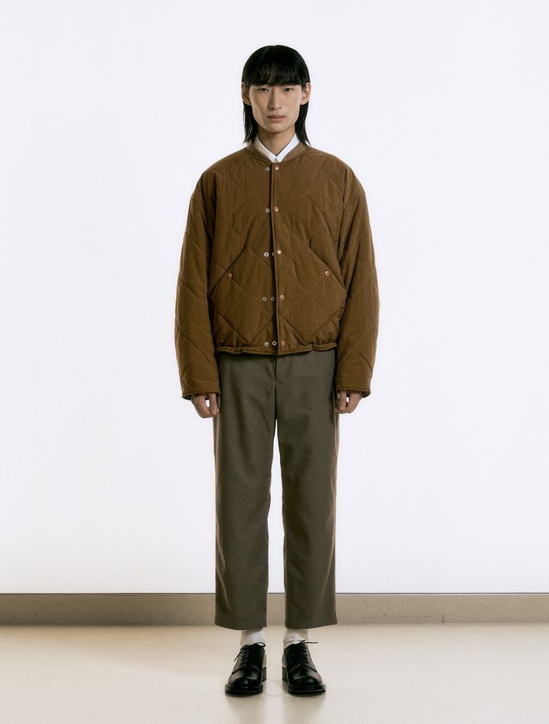 QUILTED JACKET [Camel]
