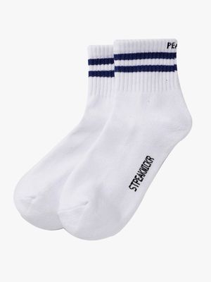 쿨맥스 레터링 양말_다크네이비