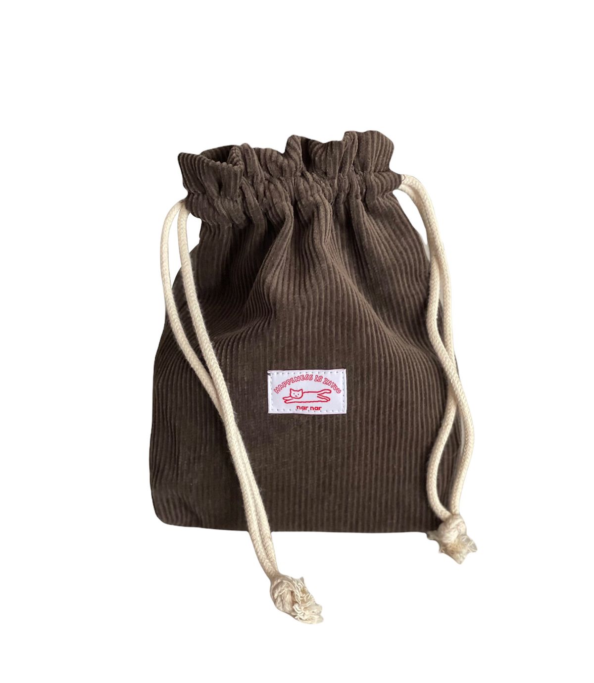 나르나르(NAR NAR) LOGOPOUCH_KHAKI