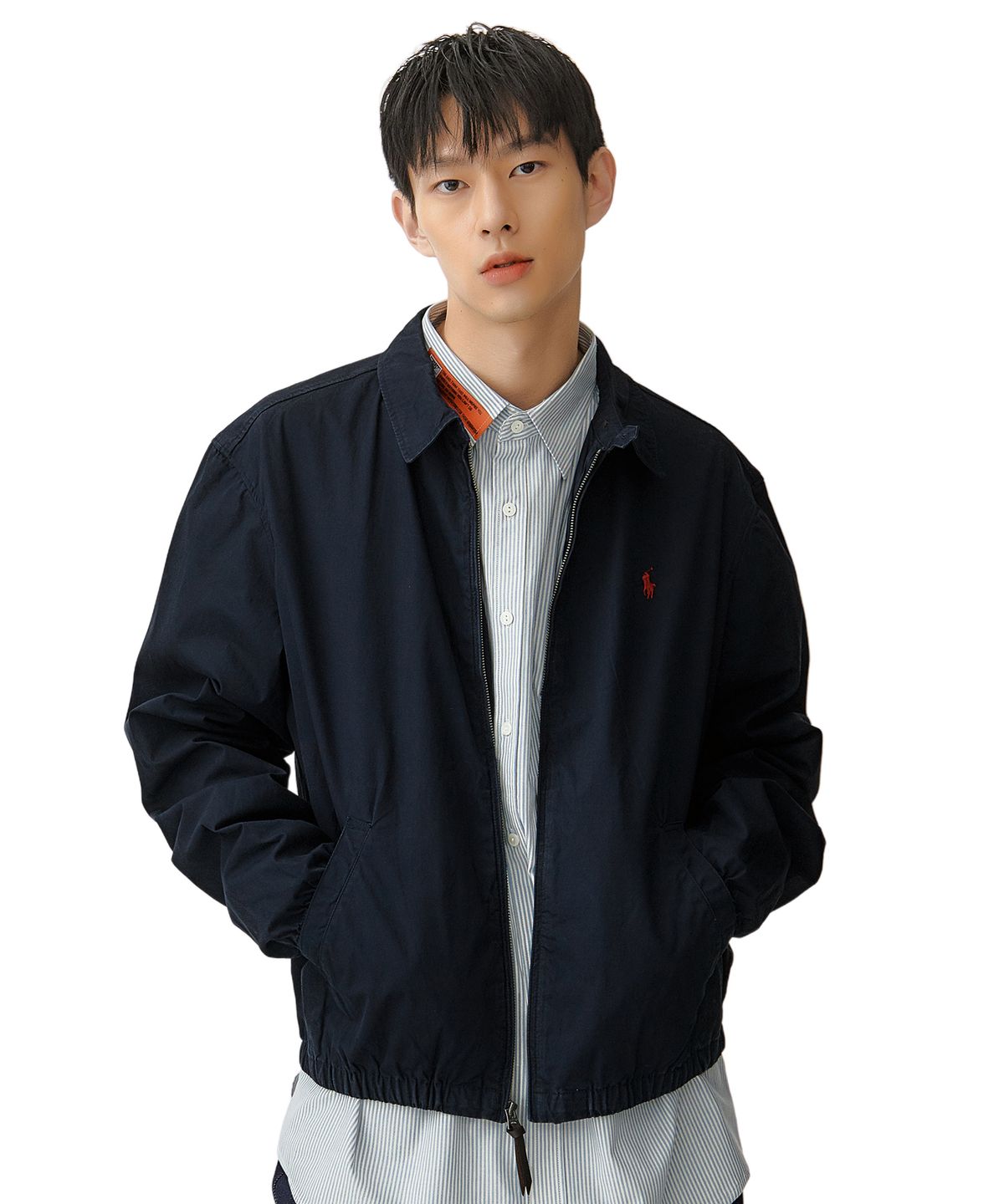 폴로 랄프 로렌(POLO RALPH LAUREN) 베이포트 코튼 재킷 - 네이비