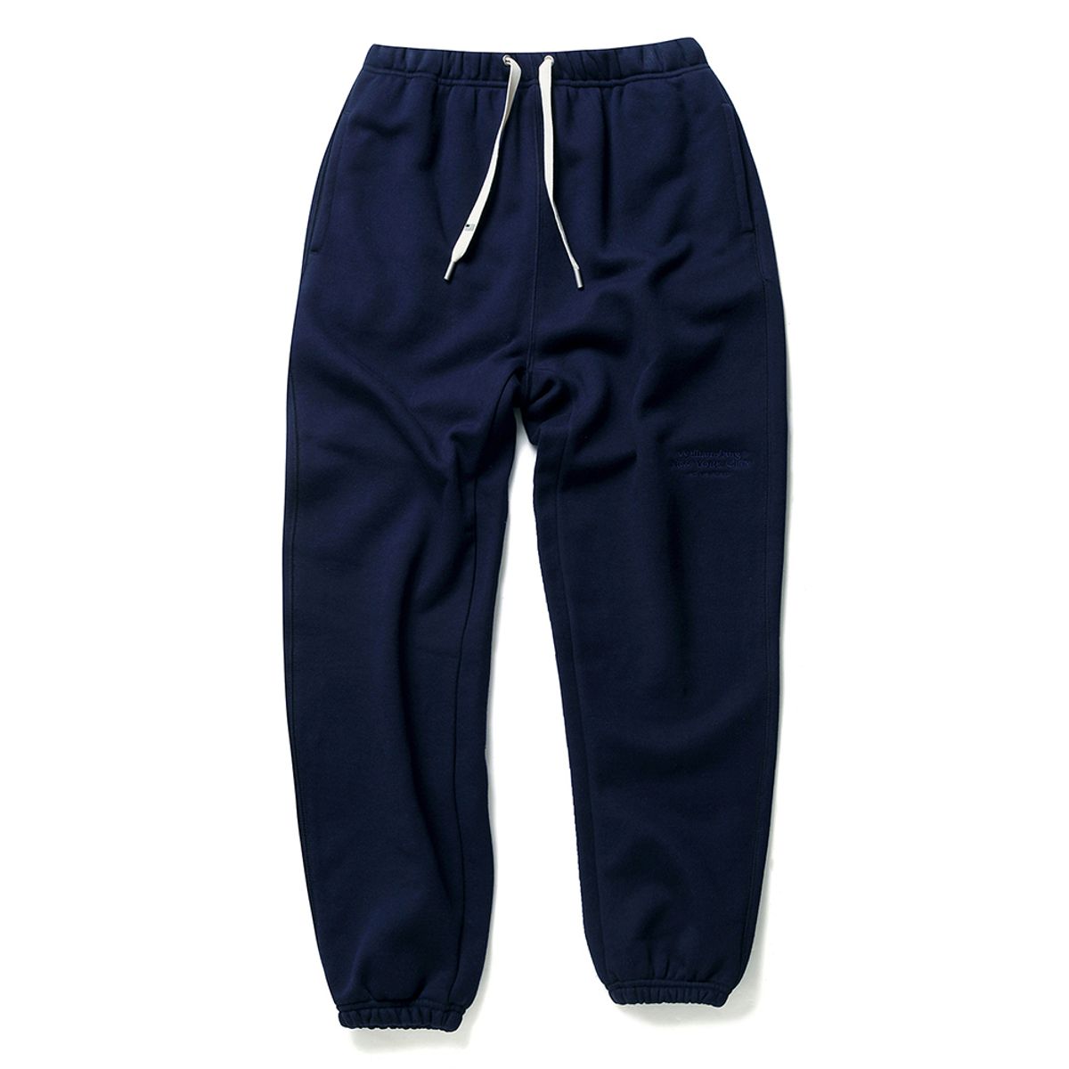 윌리엄스버그 뉴욕시티(WILLIAMSBURG NEWYORK CITY) Classic Logo Heavy Sweat Pants_Navy