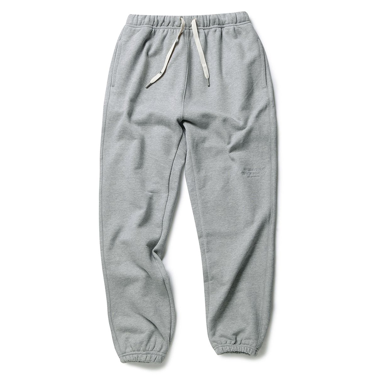 윌리엄스버그 뉴욕시티(WILLIAMSBURG NEWYORK CITY) Classic Logo Heavy Sweat Pants_Melange Grey
