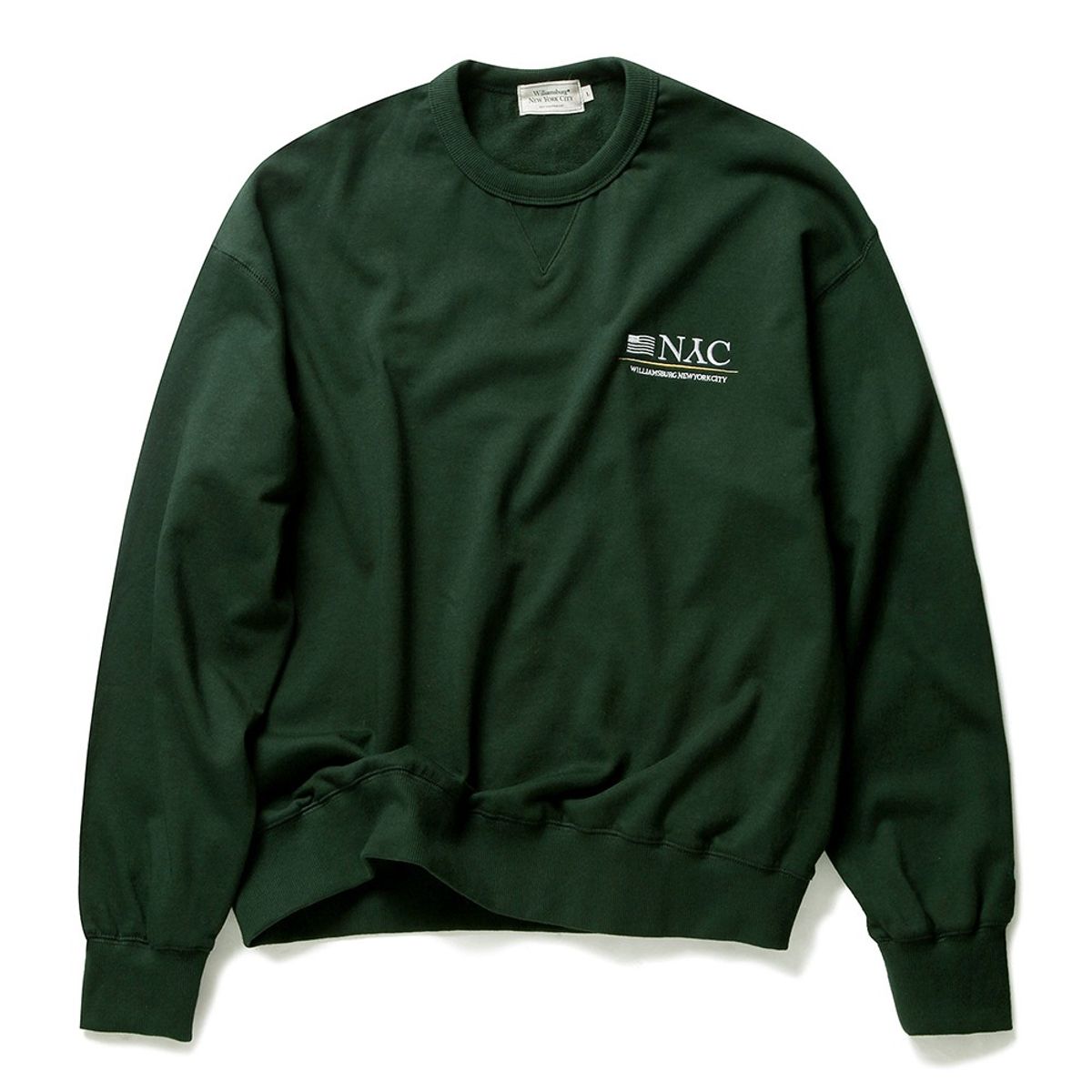 윌리엄스버그 뉴욕시티(WILLIAMSBURG NEWYORK CITY) NYC Light Sweat Shirt_Deep Green