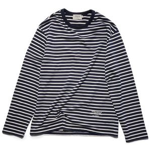 Stripe Round T_Navy