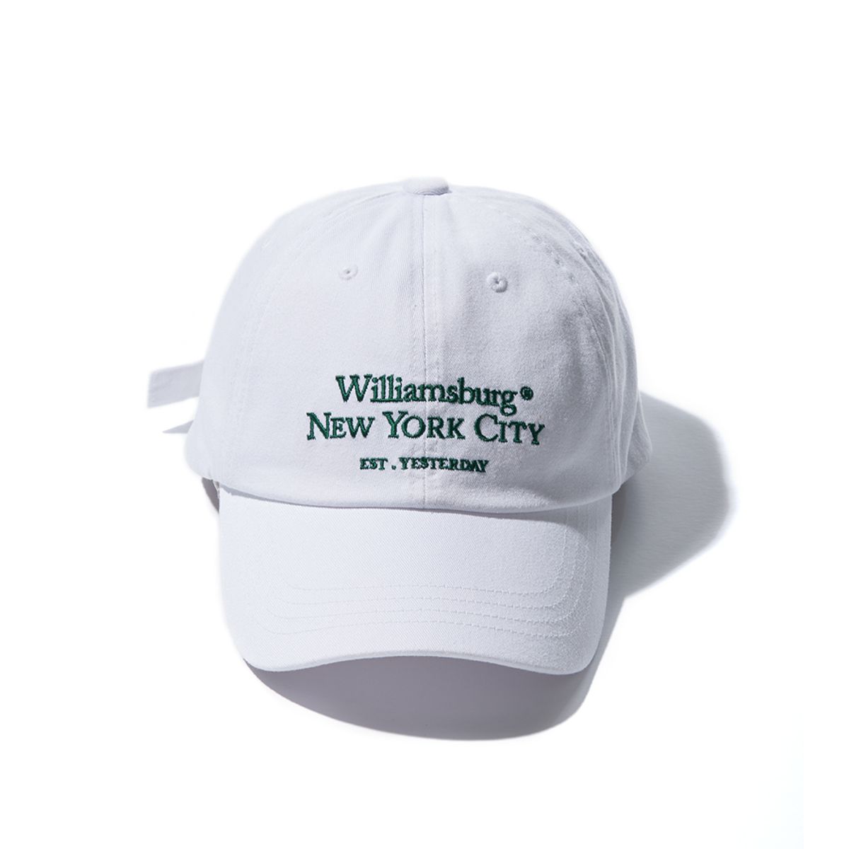 윌리엄스버그 뉴욕시티(WILLIAMSBURG NEWYORK CITY) Classic Logo Ball Cap_White