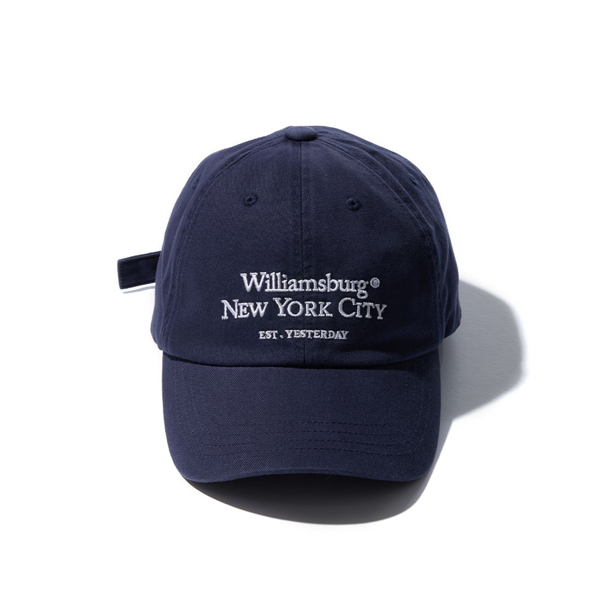윌리엄스버그 뉴욕시티(WILLIAMSBURG NEWYORK CITY) Classic Logo Ball Cap_Deep Blue