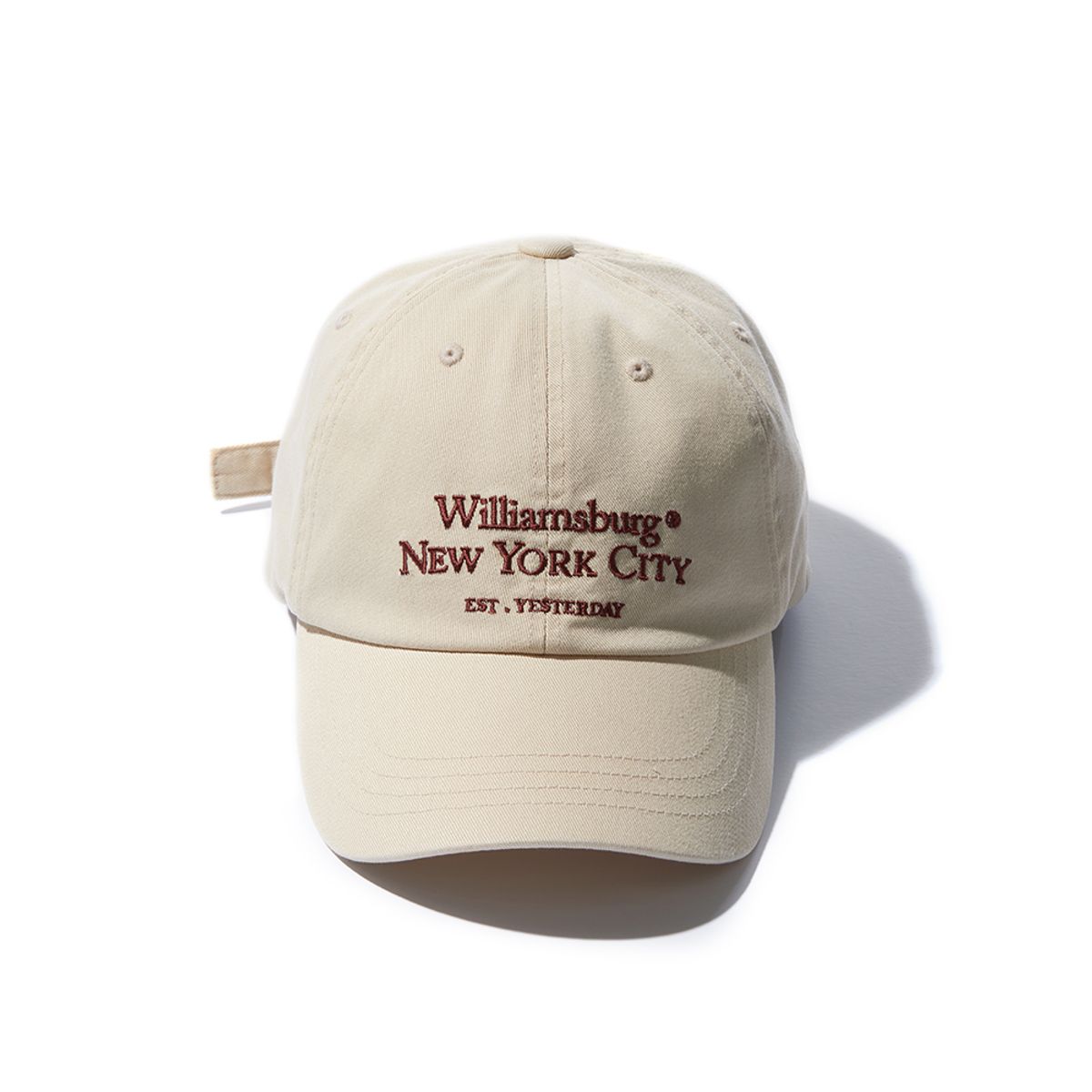 윌리엄스버그 뉴욕시티(WILLIAMSBURG NEWYORK CITY) Classic Logo Ball Cap_Beige
