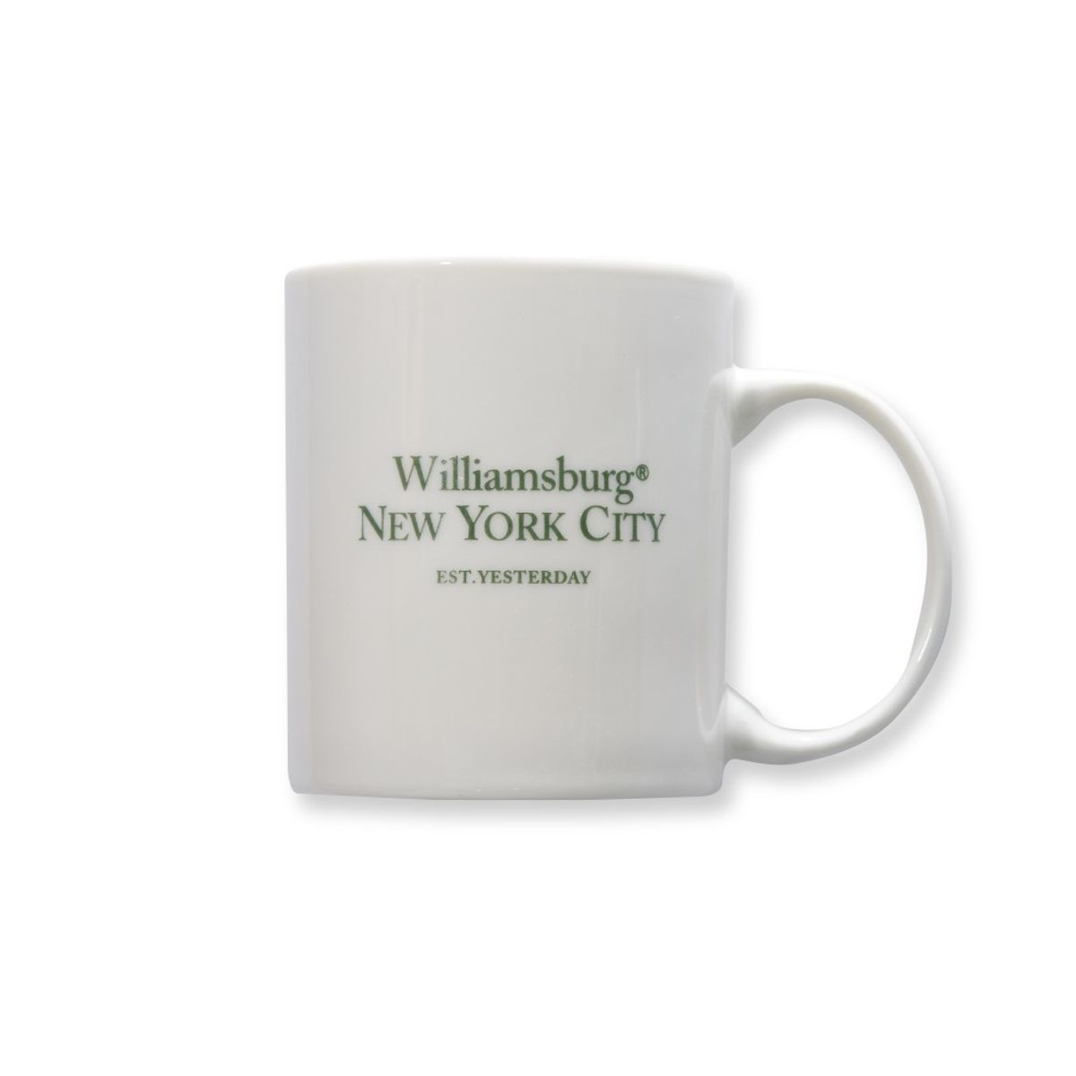 윌리엄스버그 뉴욕시티(WILLIAMSBURG NEWYORK CITY) Classic Mug_Green