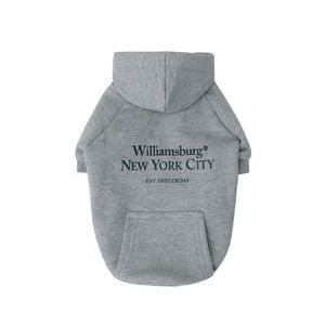 Classic Logo Dog Hoodie_Melange Grey