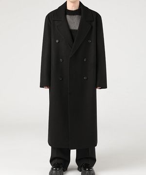 125CM 슈퍼 롱 오버핏 더블 코트