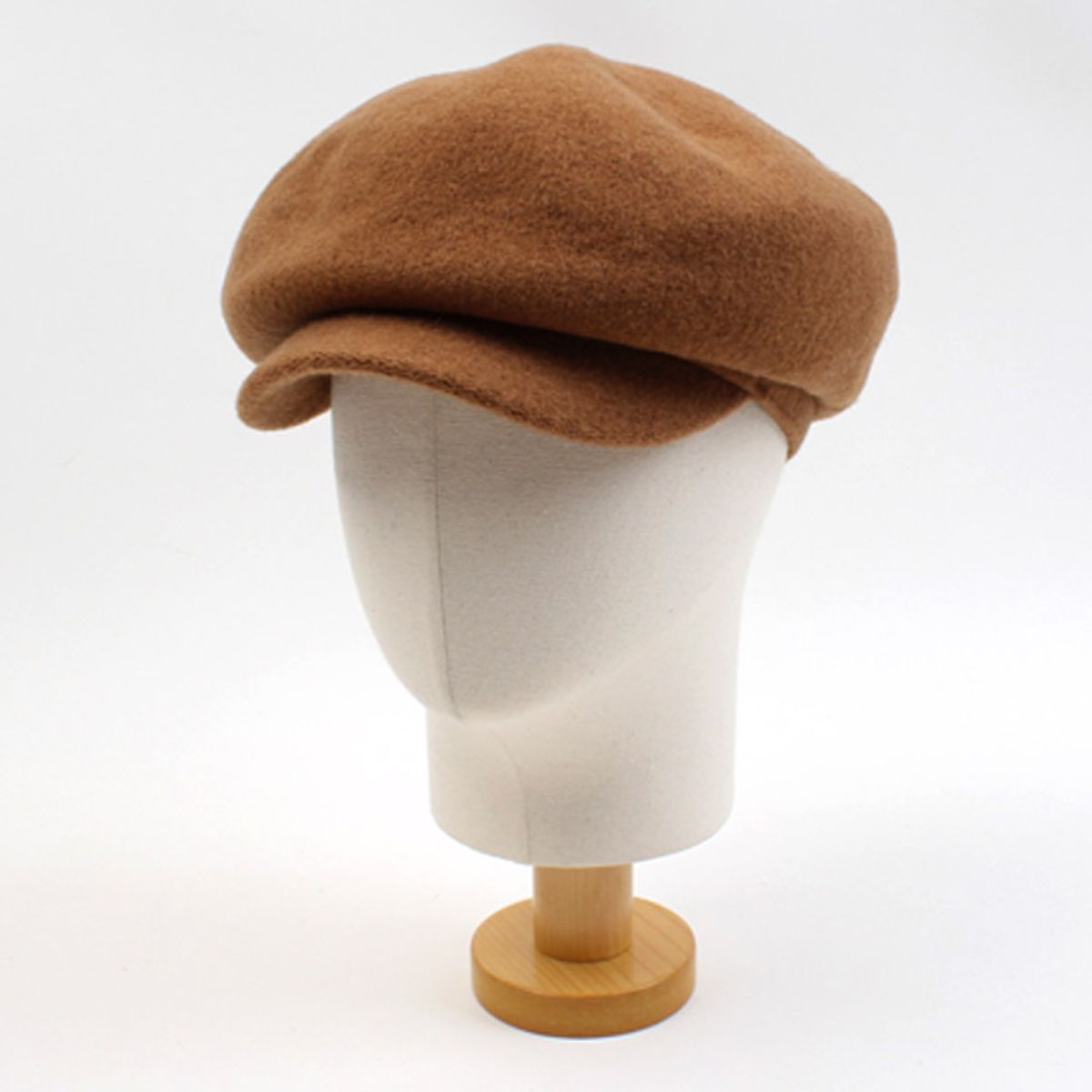 유니버셜 케미스트리(UNIVERSAL CHEMISTRY) Deep Beige Wool Newsboy Cap 뉴스보이캡