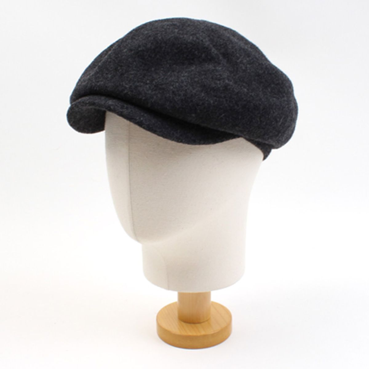 유니버셜 케미스트리(UNIVERSAL CHEMISTRY) Deep Charcoal Wool Newsboy Cap 뉴스보이캡