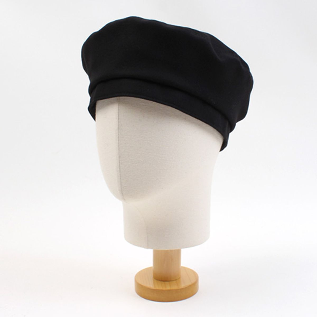 유니버셜 케미스트리(UNIVERSAL CHEMISTRY) Belted Black Wool Beret 울베레모