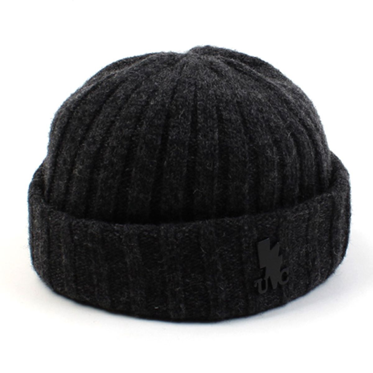 유니버셜 케미스트리(UNIVERSAL CHEMISTRY) Charcoal Wool Short Beanie 울숏비니