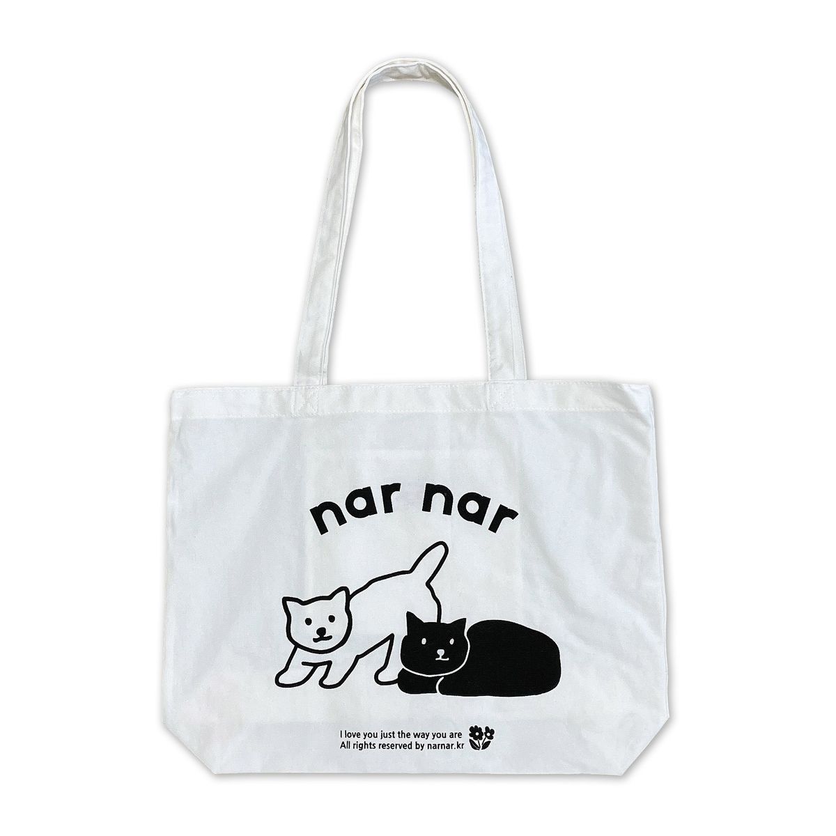 나르나르(NAR NAR) 두마리 고양이  화이트