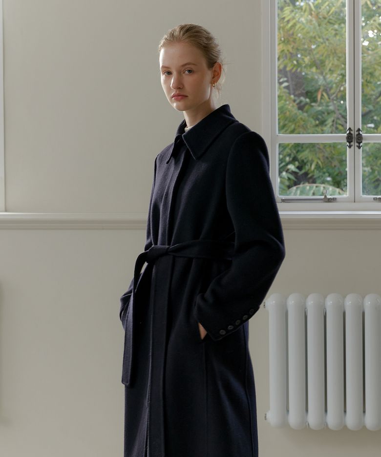STAN HANDMADE COAT_NAVY